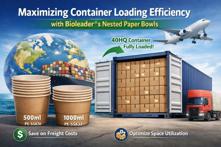 Container Loading Optimization: How Bioleader®’s Nested Bowl Design Saves 15% on Sea Freight