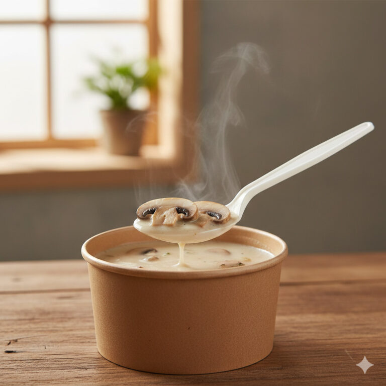 ملعقة حساء قابلة للتسميد