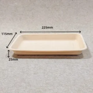 Bandeja biodegradable para frutas 9″ x 6.5″ 600-800ml | Bandeja compostable Bioleader