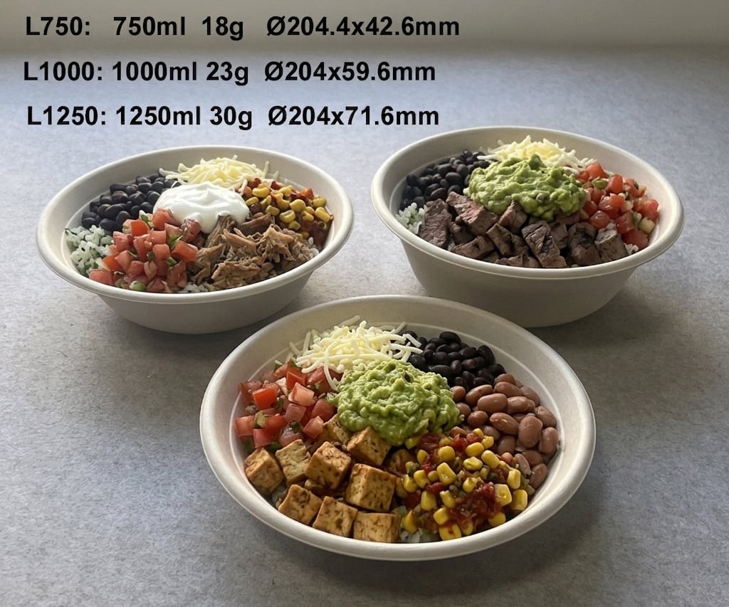 Chipotle Burrito Bowl Bowl van suikerrietbagasse