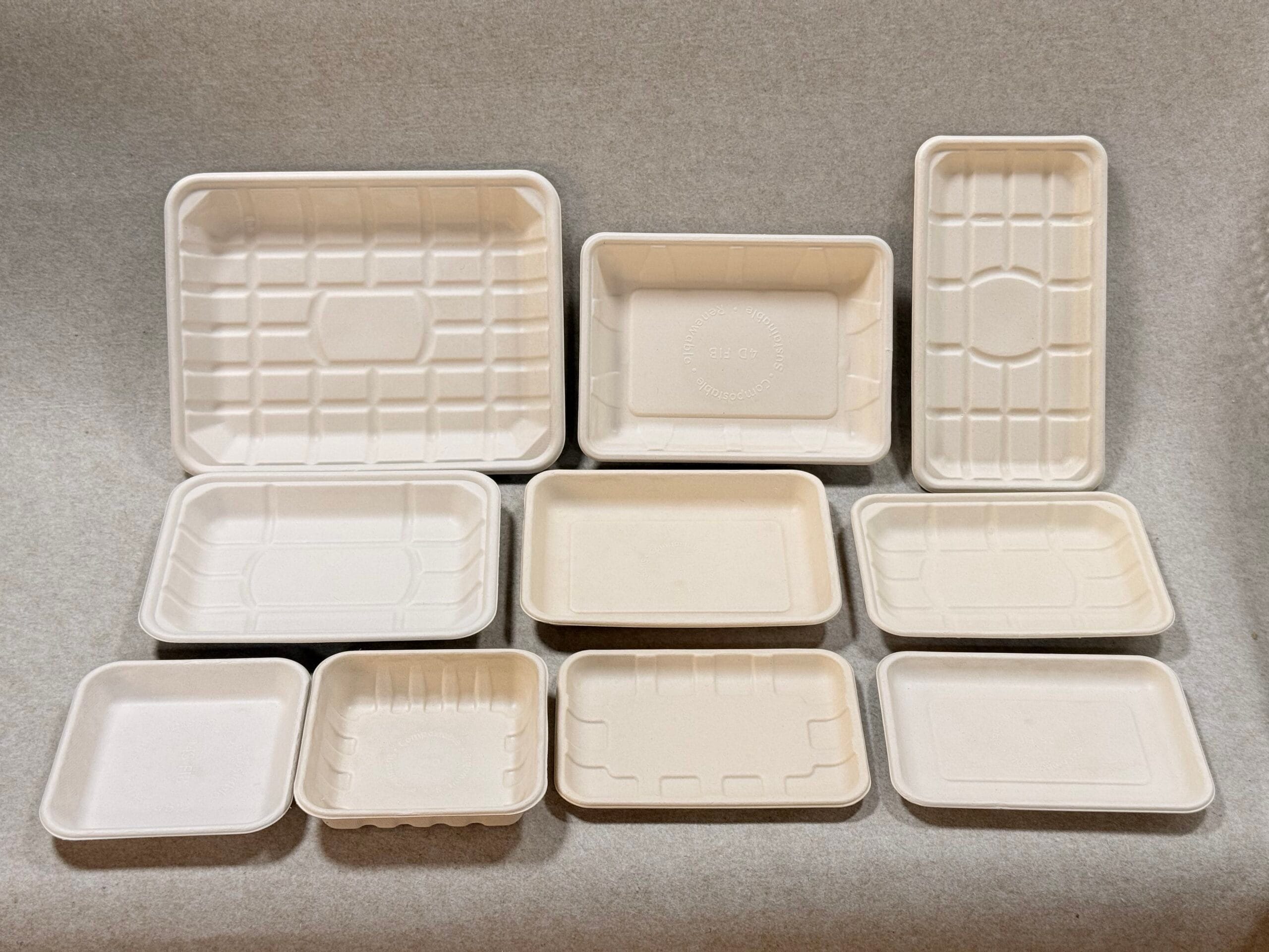 Vaschette di imballaggio in polpa di cellulosa stampata Bioleader