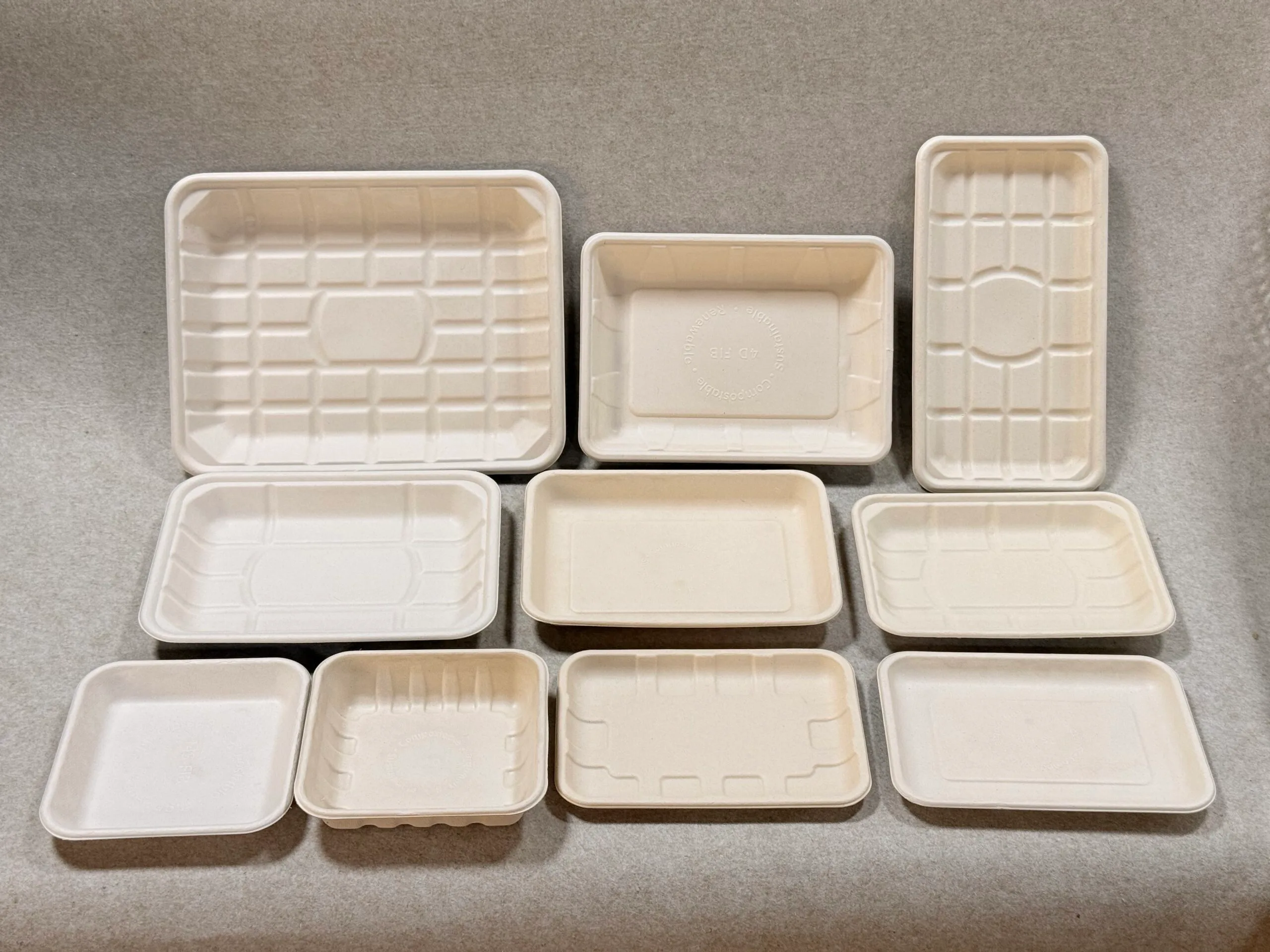 Bioleader-Verpackungsschalen aus geformtem Zellstoff