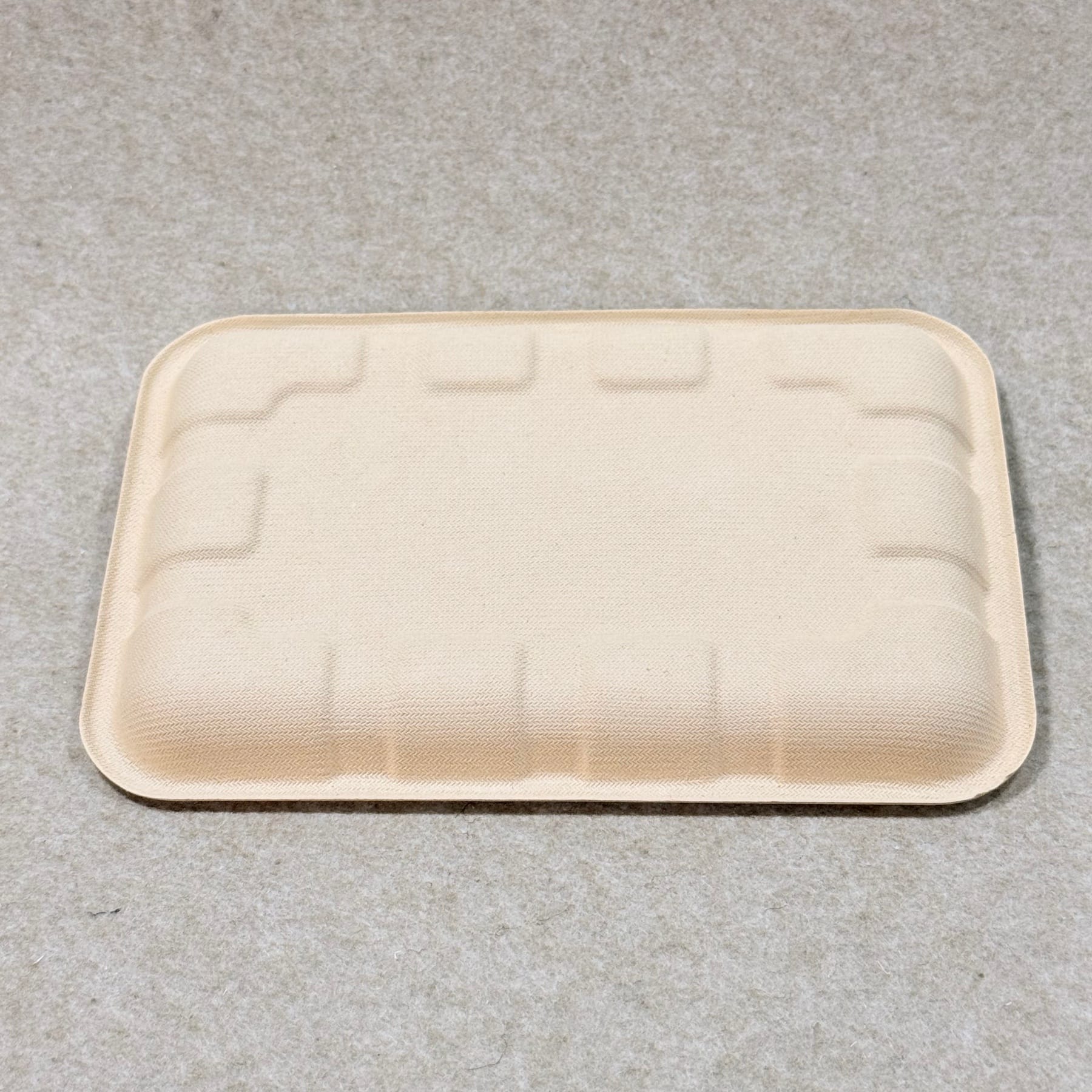 Molded Fiber Fresh Produce Tray 8" x 6" | Bioleader® Compostable Tray