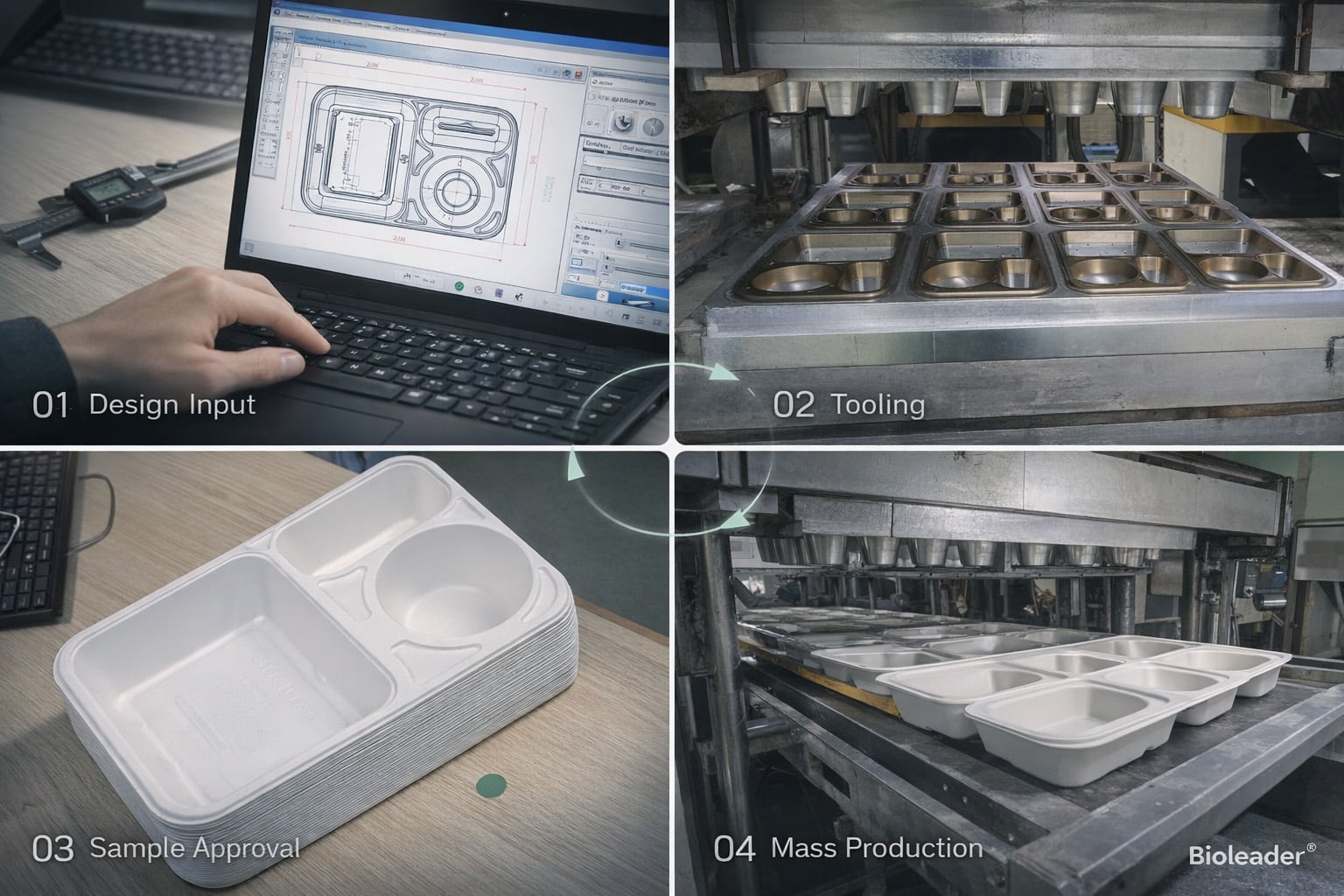 custom-bagasse-tableware-development-process-bioleader