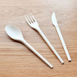 軽量CPLAコンポスタブルカトラリーの詳細 - 耐久性のある構造と薄いデザイン 3.3-4g