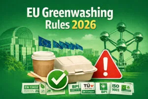 EU Greenwashing Rules 2026 for sustainable food packaging claims and supplier compliance review