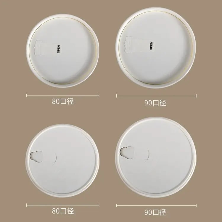 paper cup lids size 80 90mm