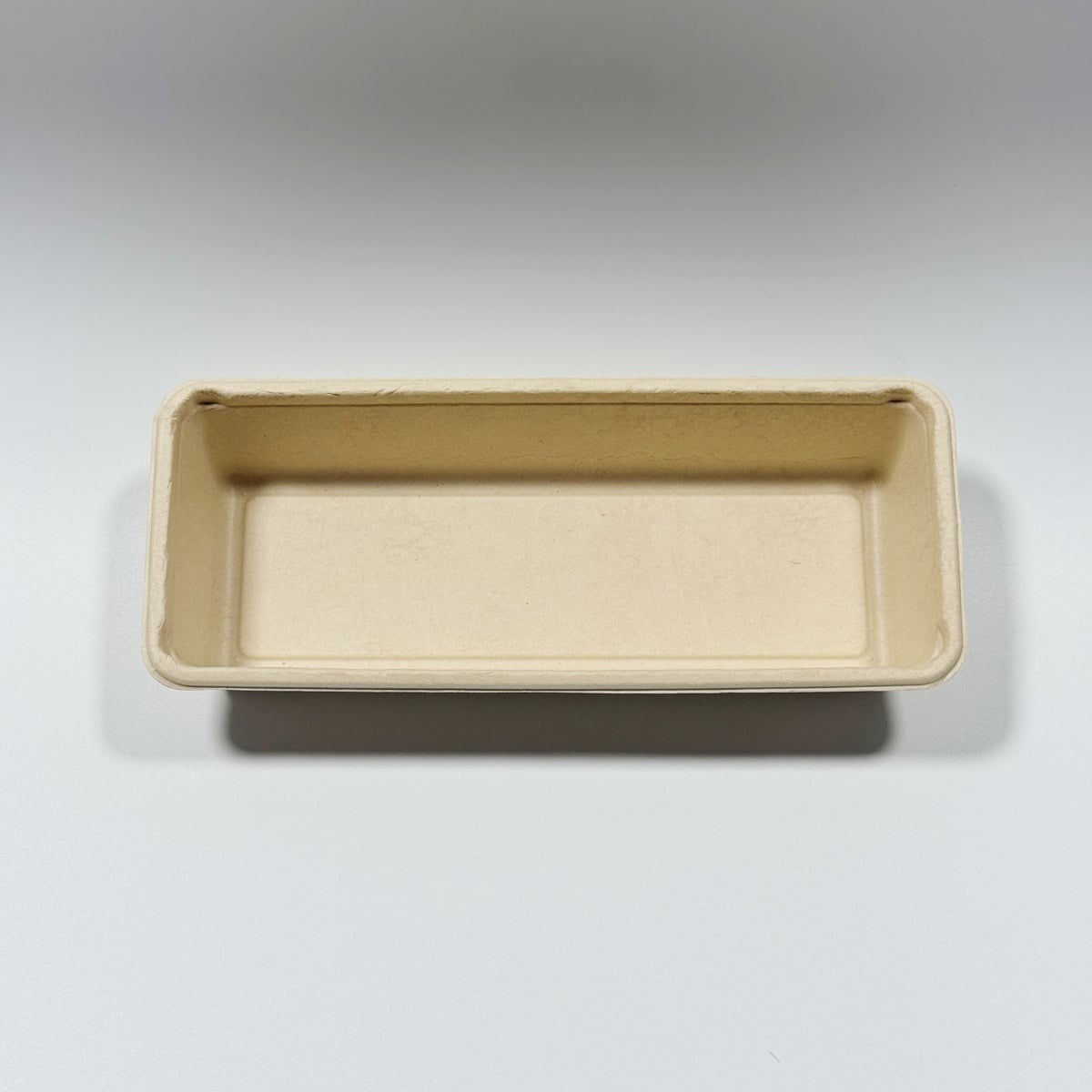 Compostable sugarcane sushi box with lid for plastic-free takeaway packaging