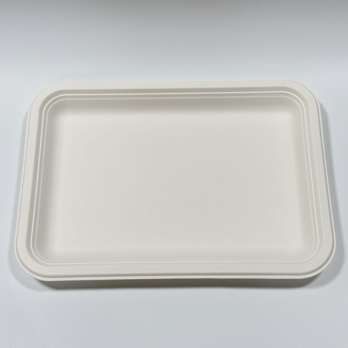 Composteerbaar suikerriet dienblad 13,5 x 10 inch papierpulp dienblad voor voedsel door Bioleader