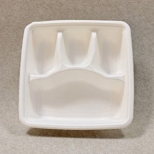 4-Compartment Sugarcane Food Container with Lid 1000ml (3)
