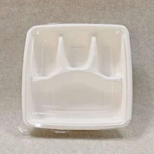 Recipiente para alimentos de cana-de-açúcar com 4 compartimentos e tampa, 1000 ml (7)