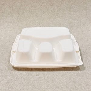 4-Compartment Sugarcane Food Container with Lid 1000ml (9)