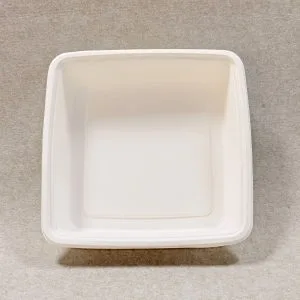 Recipiente para alimentos de cana-de-açúcar 9 x 9 com tampa, 1000 ml (11)