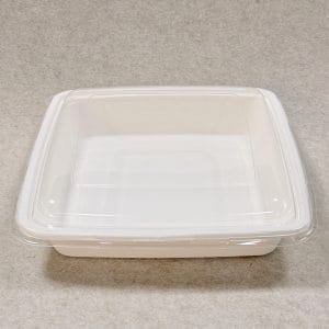 9 x 9 Sugarcane Food Container with Lid 1000ml (13)