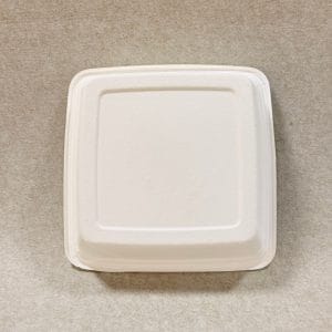 9 x 9 Sugarcane Food Container with Lid 1000ml (6)9 x 9 Sugarcane Food Container with Lid 1000ml (6)