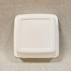 Recipiente para alimentos de cana-de-açúcar 9 x 9 com tampa, 1000 ml (6)Recipiente para alimentos de cana-de-açúcar 9 x 9 com tampa, 1000 ml (6)