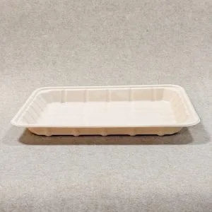 Compostable Bagasse Meat Tray 12 x 9 (6)