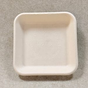 Vassoio per snack compostabile 6 x 6 (1)