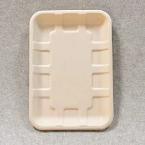 Vassoio per prodotti freschi in fibra stampata 8 x 6 (5)