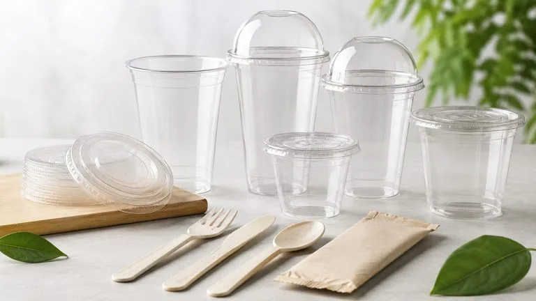 Guía de importación de vasos de PLA, tapas compostables y cubiertos de CPLA para envases de plástico biodegradables destinados a la restauración en México y Centroamérica