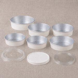 Aluminum Foil Lined Paper Salad Bowls with Lids | Leakproof Food Containers for Takeaway Meals