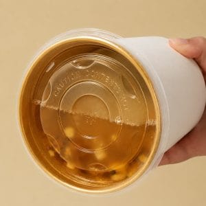 Bol en papier doublé de papier d'aluminium avec couvercles | Contenants alimentaires chauds isolés pour plats à emporter