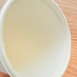 12oz 360ml バガス繊維パルプカップの成形リムと側壁の詳細