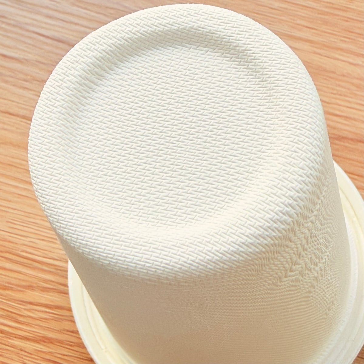360ml compostable sugarcane bagasse cup natural molded fiber surface