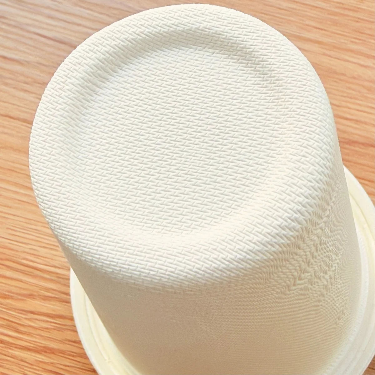360ml compostable sugarcane bagasse cup natural molded fiber surface