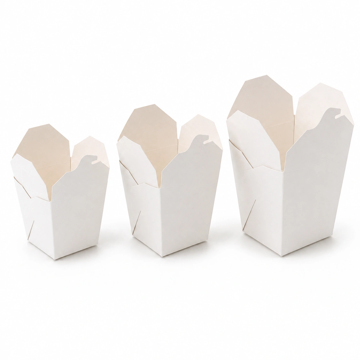 Boîtes et barquettes à nouilles en papier pour emballage de livraison Boîtes et barquettes à nouilles en papier utilisées pour la livraison de repas et l'emballage de plats à emporter