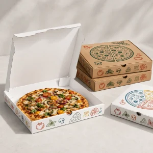 Boîtes à pizza imprimées sur mesure – Fabricant et grossiste