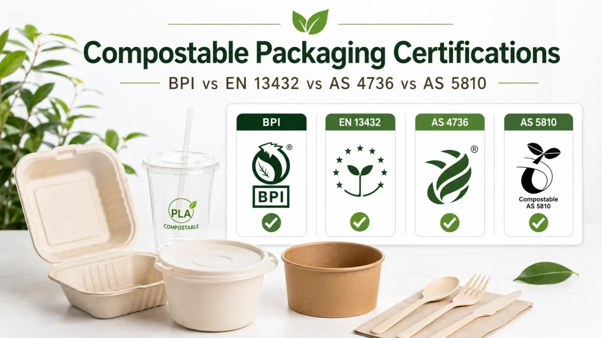 BPI vs EN 13432 vs AS 4736 vs AS 5810: Which Compostability Certification Do Buyers Need?