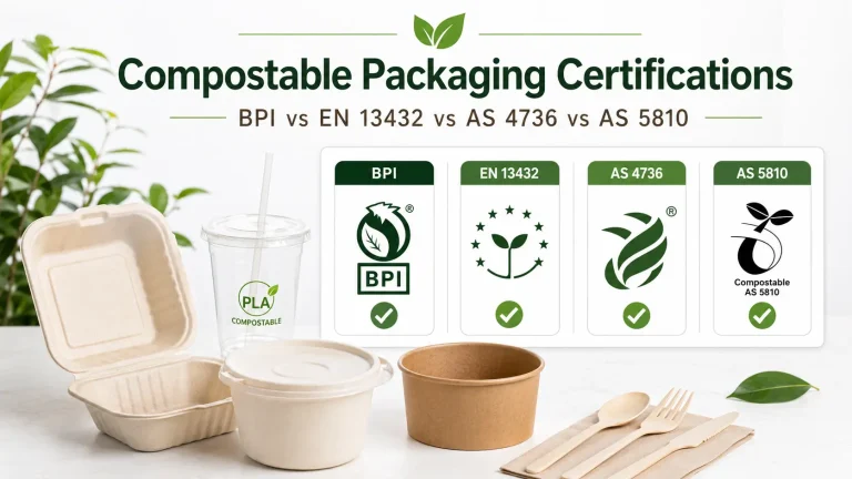 BPI vs EN 13432 vs AS 4736 vs AS 5810: Que certificação de compostabilidade precisam os compradores?