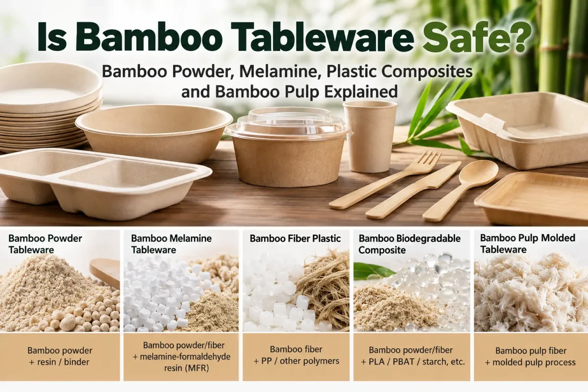 Is Bamboo Tableware Safe? Bamboo Powder, Melamine, Plastic Composites and Bamboo Pulp Explained